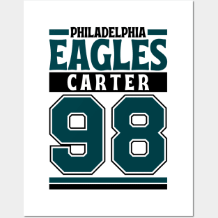 Philadelphia Eagles Carter 98 American Football Edition 3 Posters and Art